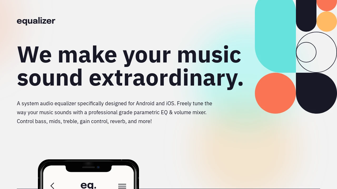 A screenshot of Equalizer Lp