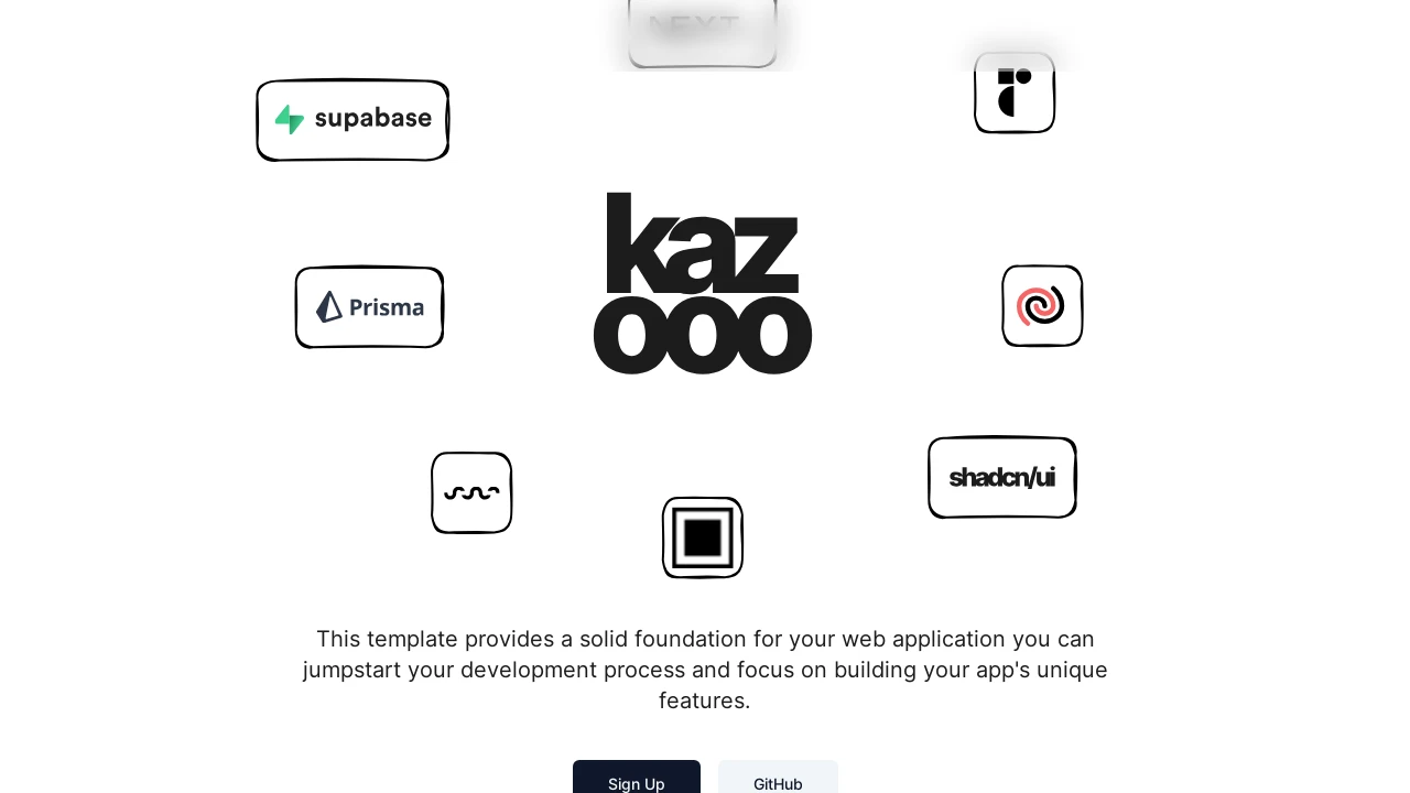 A screenshot of Kazooo