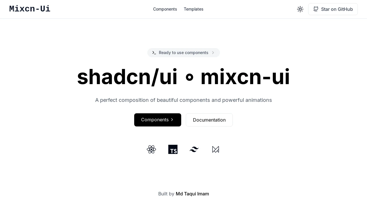 A screenshot of mixcnui