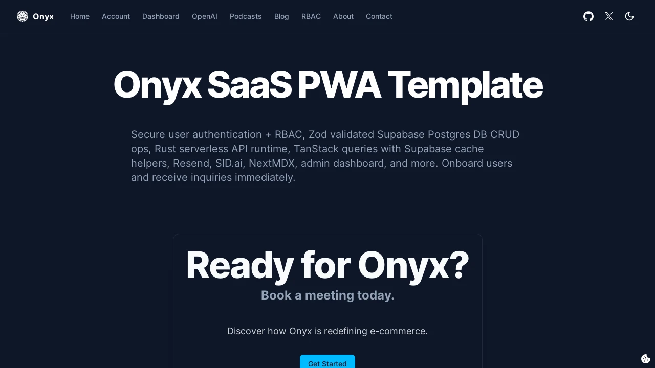 A screenshot of onyx