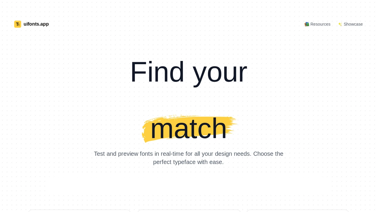 A screenshot of ui-fonts