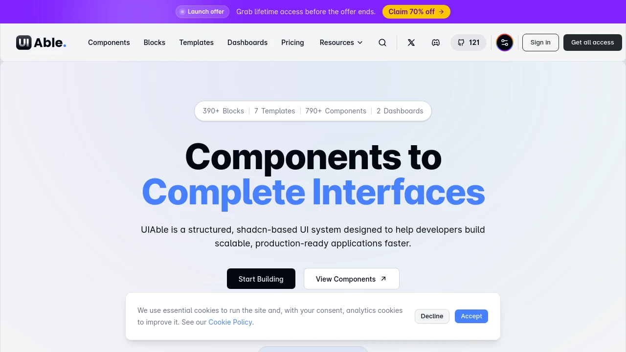 A screenshot of UIAble